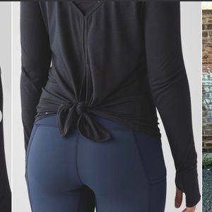 New lululemon Zen Bender long sleeve shirt black 6